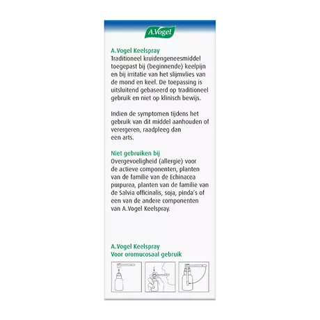 A.Vogel Keelspray Bij Keelpijn Spray 30 ML