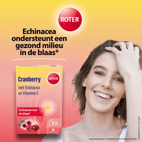 Roter Cranberry Vitamine C Echinacea Tabletten 30 stuks