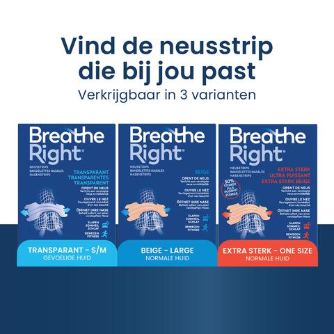 Breathe right extra sterk