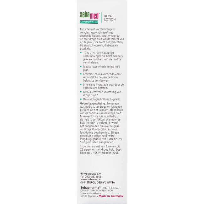 Sebamed Extreme Dry Repair Lotion 10% Urea