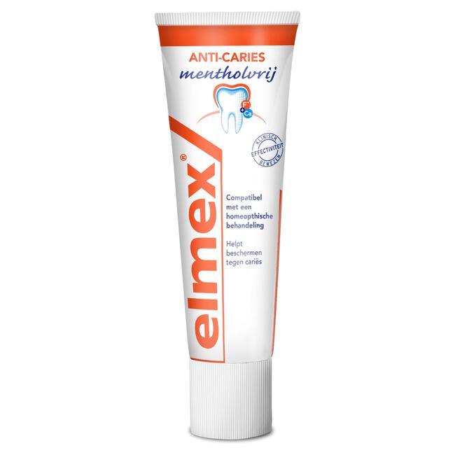 elmex® Anti-Caries Mentholvrij Tandpasta 75 ML