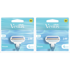 Gillette Venus Smooth Navulmesjes Duopak 2x4 Stuks