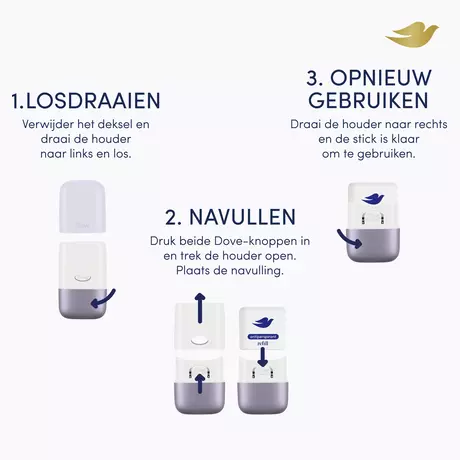 Dove Violet Antiperspirants Deodorant Refill 35 ML