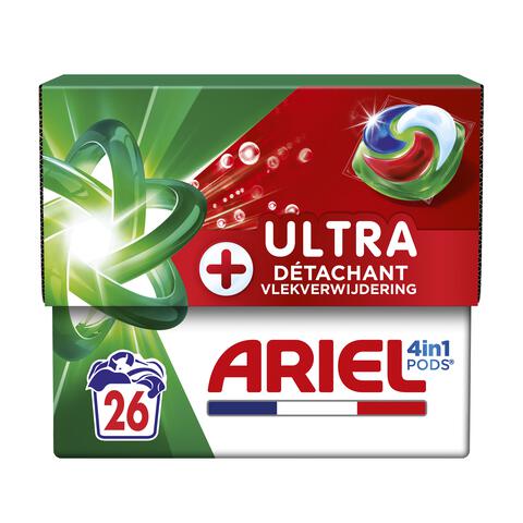 Ariel 4-In-1 Pods Ultra Wasmiddelcapsules 26 Stuks