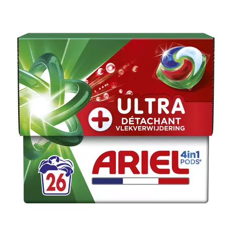 Ariel 4-In-1 Pods Ultra Wasmiddelcapsules 26 Stuks