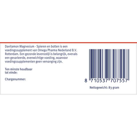 Davitamon Magnesium Met Calcium + Vitamine D Tabletten 42 Stuks