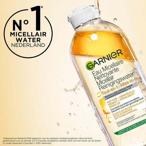 Garnier SkinActive Micellair Reinigingswater in Olie 400 ML