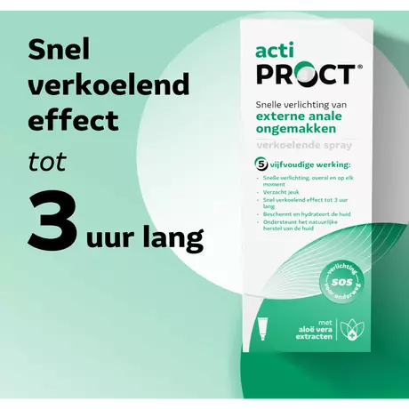 Actiproct Anale Ongemakken Spray 50 ML &nbsp;