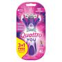 Wilkinson Sword Quattro for Women YOU Wegwerpmesjes 3+1 gratis