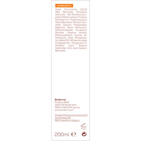 Biodermal Gevoelige Huid Zonnemelk SPF30 200 ML