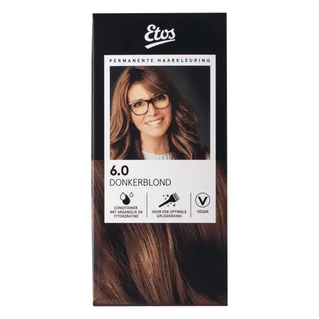 Etos Permanente Haarkleuring 6.0 Donkerblond