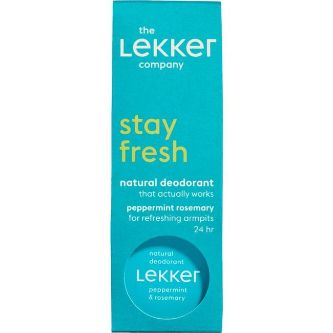 The Lekker Company Pepermunt & Rozemarijn Deodorant Crème 30 GR