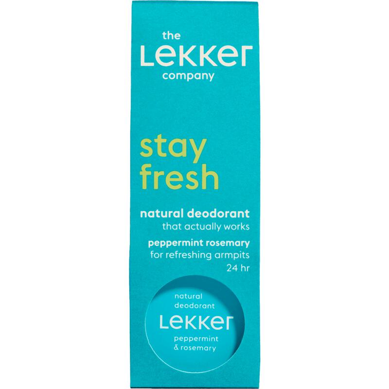 The Lekker Company Pepermunt & Rozemarijn Deodorant Crème 30 gram
