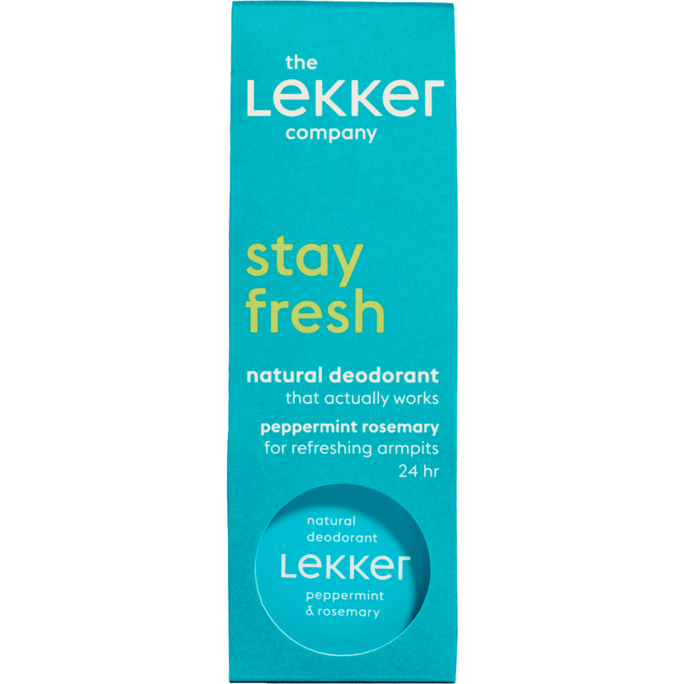 The Lekker Company Pepermunt & Rozemarijn Deodorant Crème 30 gram