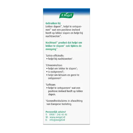 Nachtrust Overgang Tabletten 30 stuks