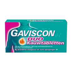 Gaviscon DUO Kauwtabletten Maagzuurremmer 48 Stuks