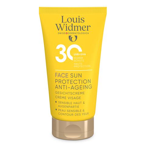 Louis Widmer Face Sun Protection Anti-Ageing SPF30 Zonder Parfum SPF30 50ML