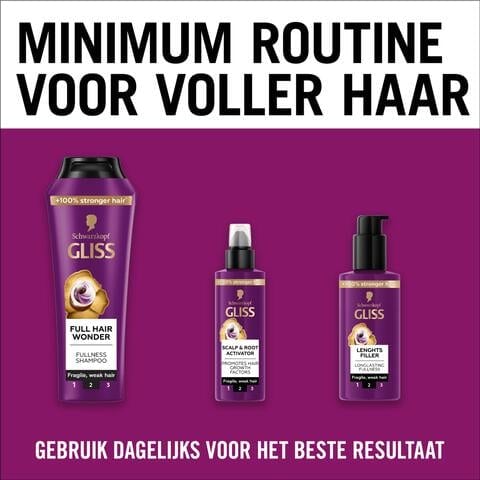 Gliss Full Hair Wonder Shampoo 250 ML