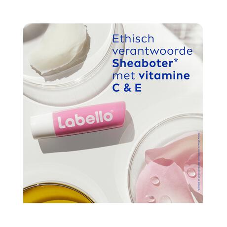 Labello Soft Rose Lippenbalsem 24u Hydratatie Zachtroze