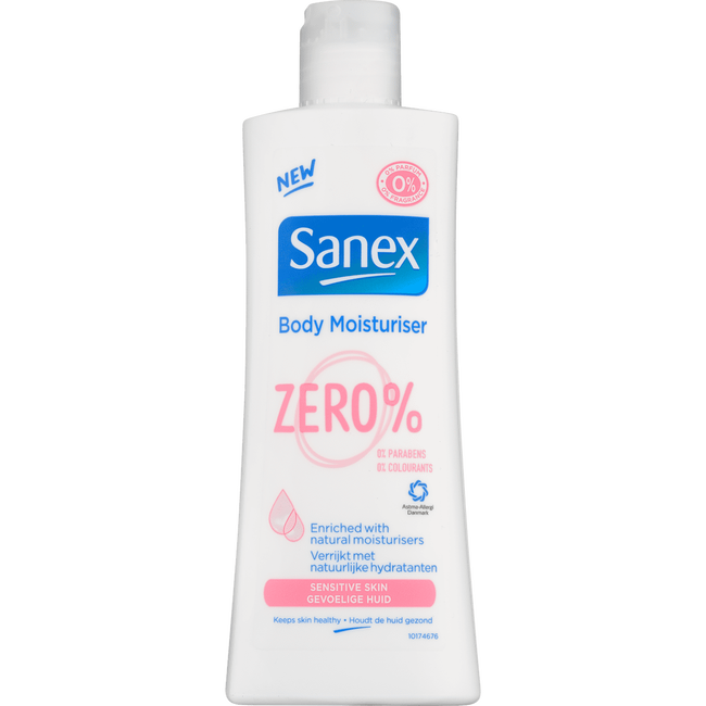 Sanex Zero Body Moisturiser Body Lotion 250 ML Etos