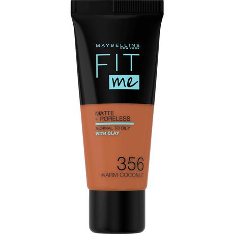 Maybelline New York Fit Me Matte + Poreless Foundation 356 Warm Coconut