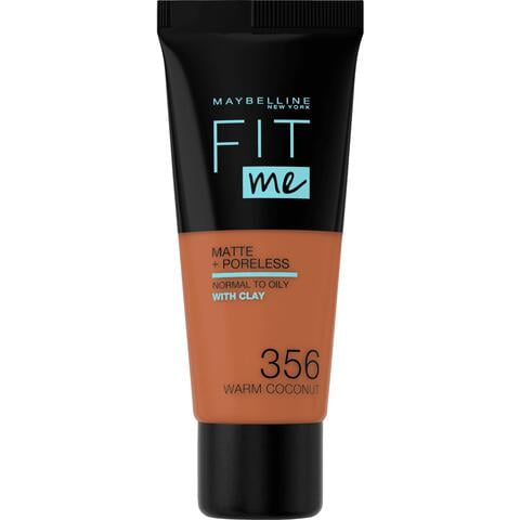 Maybelline New York Fit Me Matte + Poreless Foundation 356 Warm Coconut