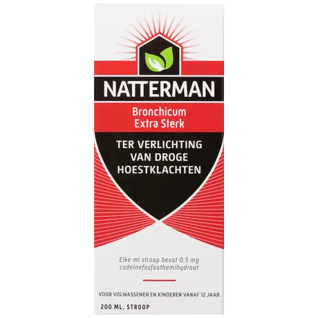 Natterman Bronchicum Extra Sterk Stroop 200 ML