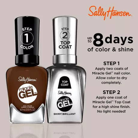 Sally Hansen Miracle Gel Nagellak Been There, Dune That 200 Bruin 14,7 ML