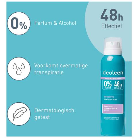 Deoleen Sensitive Anti-Transpirant Deodorant Spray 150 ML