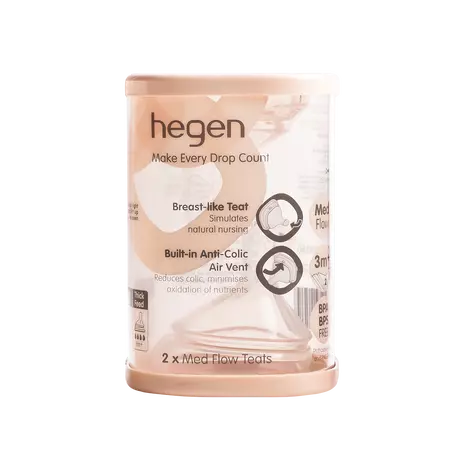 Hegen Medium Flow Speen 3+ Maanden 2 stuks