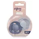 Difrax LOVI Prime Fopspeen 0-6M Baby Blue/Blue 2 stuks