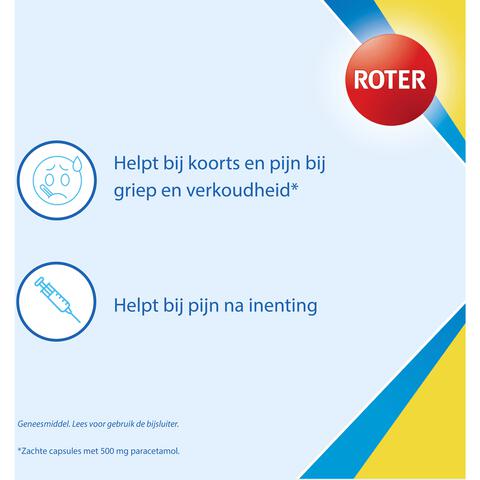 Roter Paracetamol Liquid Caps 500 mg 20 tabl