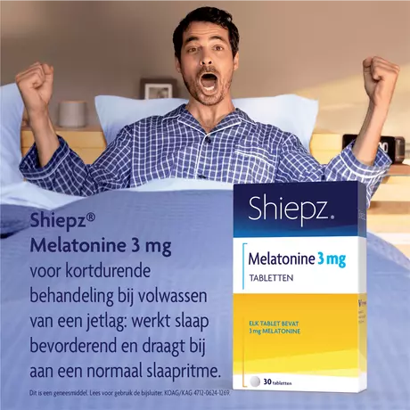 Shiepz Melatonine 3 MG Tabletten 30 stuks