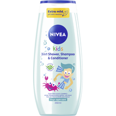 NIVEA Kids 3-in-1 Magic Apple Douche, Shampoo & Conditioner 250 ML