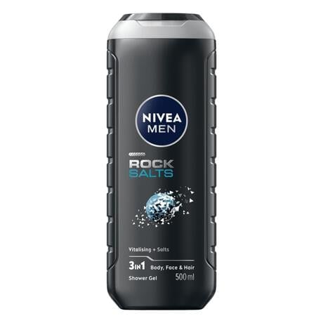 NIVEA MEN Rock Salts 3-in-1 Douchegel 500 ML