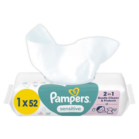 Pampers Sensitive Billendoekjes 52 Stuks