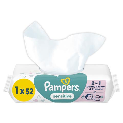 Pampers Sensitive Billendoekjes 52 Stuks