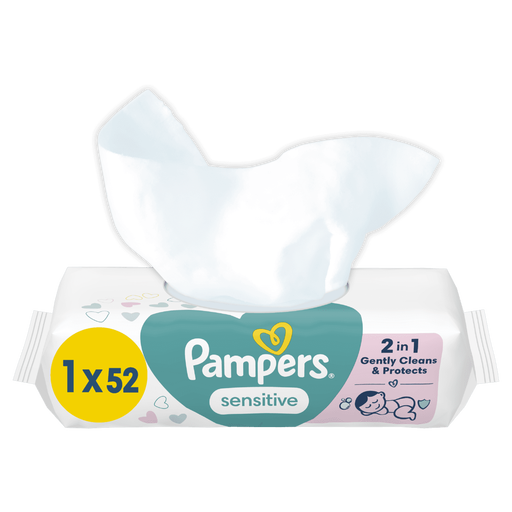 Pampers Sensitive Billendoekjes 52 Stuks