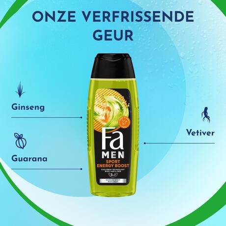 Fa Men Xtreme Sport Energy Boost 3-in-1 Douchegel 250 ML