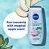 NIVEA Kids 3in1 Douchegel Shampoo & Conditioner Magic Apple Geur 250ML