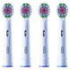 Oral-B 3D White Opzetborstels Wit 4 Stuks