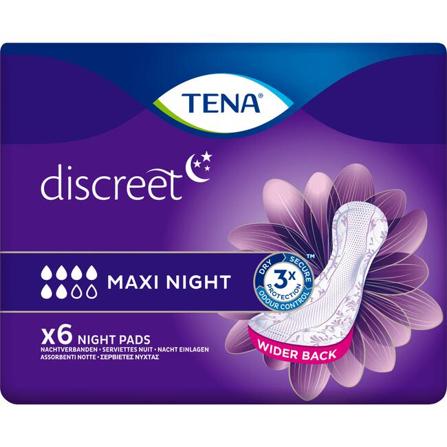 TENA Discreet Maxi Night 6 stuks