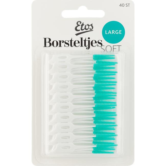 Etos Borsteltjes Soft Large 4 stuks