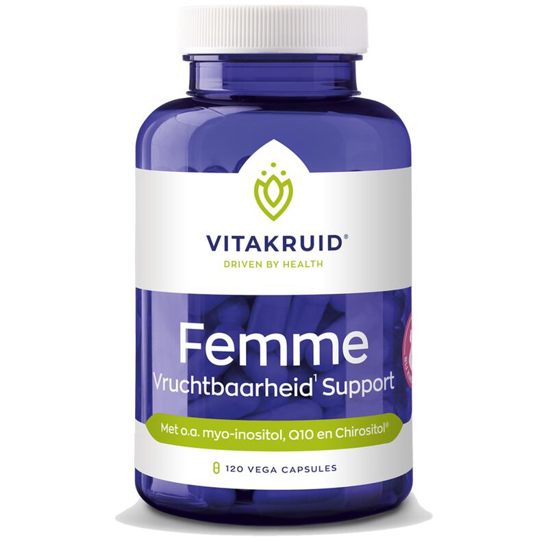 Vitakruid Femme Vruchtbaarheid Support 120 Vega Capsules
