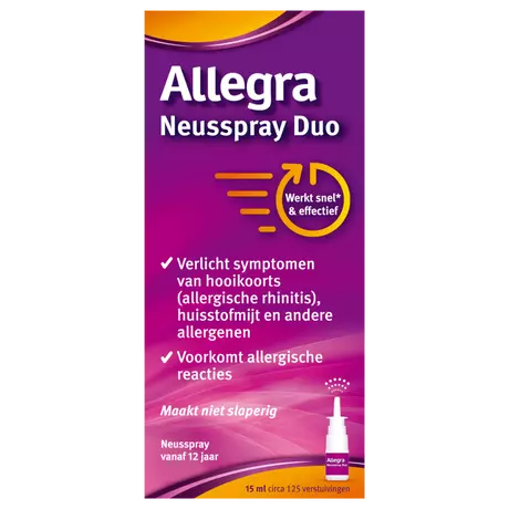 Allegra Neusspray Duo Flacon 15 ML