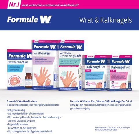 Formule W Kalknagel set 6-In-1