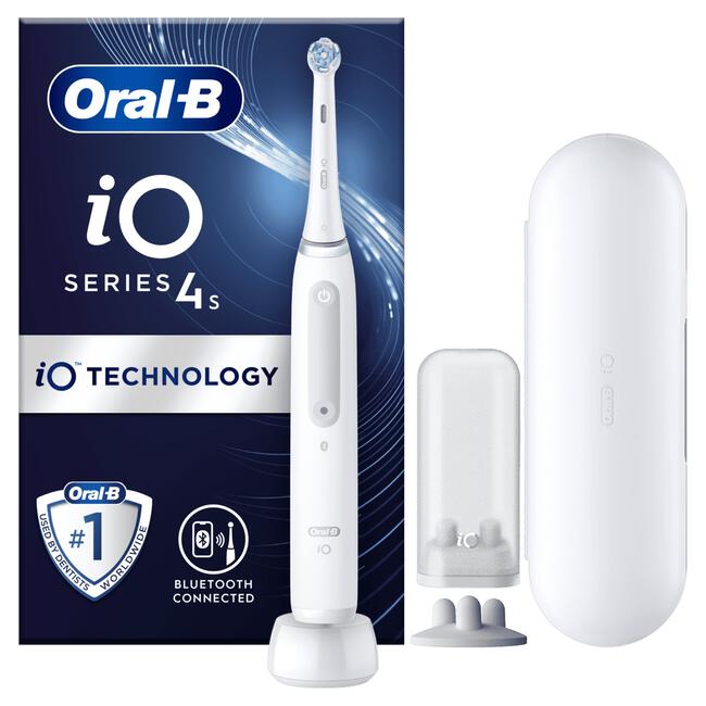 Oral-B iO 4S Wit Elektrische Tandenborstel By Braun