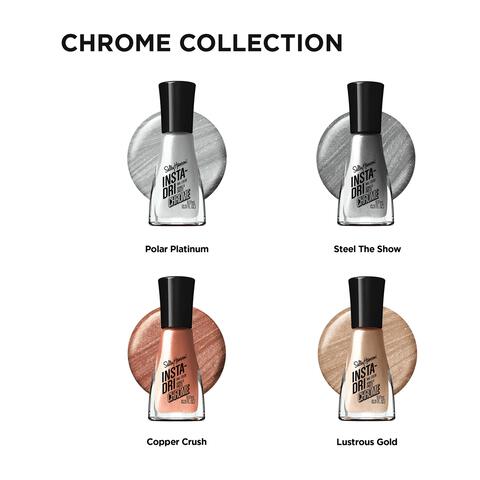 Sally Hansen Insta-Dri Chrome Nagellak - Zilver - 126 Steel the Show