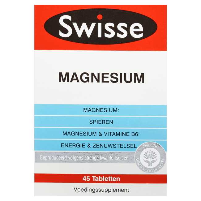 Swisse Magnesium Tabletten 45 Ea Etos