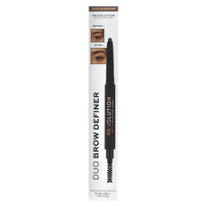 Revolution Duo Brow Definer Pencil Medium Brown